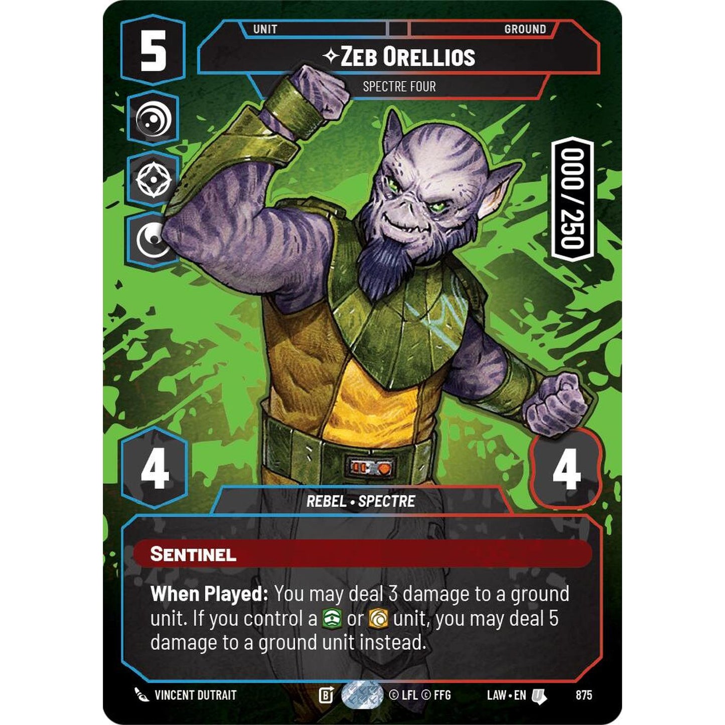 Zeb Orellios - Spectre Four (Serialized) (875) (875) [A Lawless Time]