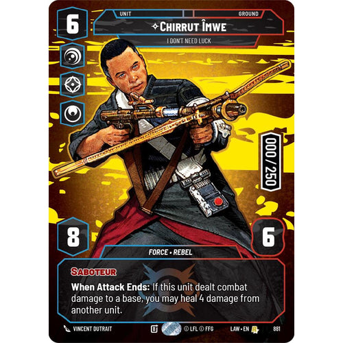 Chirrut Imwe - I Don't Need Luck (Serialized) (881) (881) [A Lawless Time]