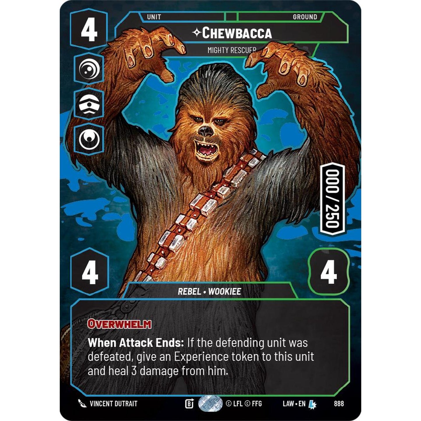 Chewbacca - Mighty Rescuer (Serialized) (888) (888) [A Lawless Time]