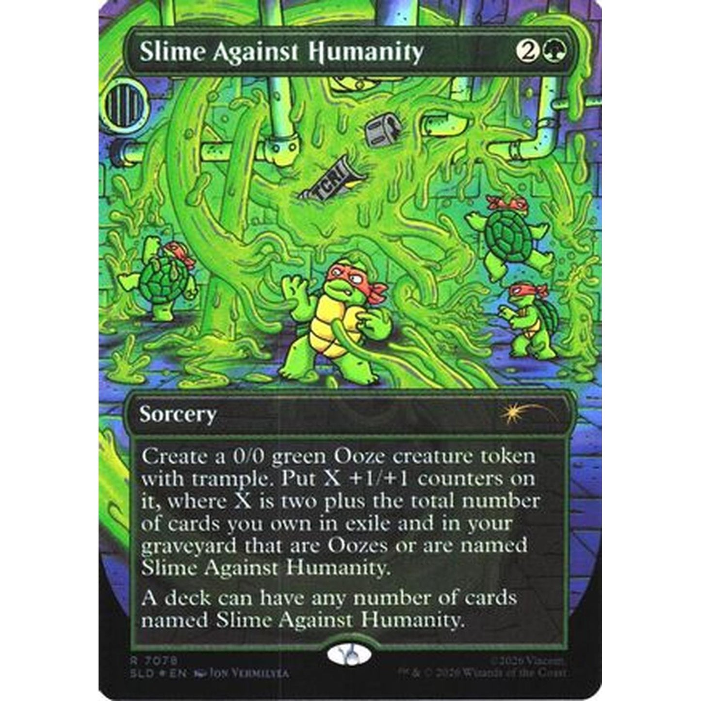 Slime Against Humanity (7078) [Secret Lair Drop Series] Foil