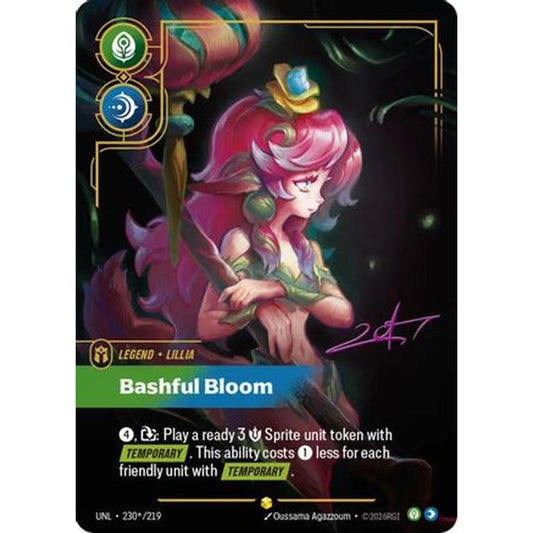 Lillia - Bashful Bloom (Signature) (230*/219) [Unleashed] Foil