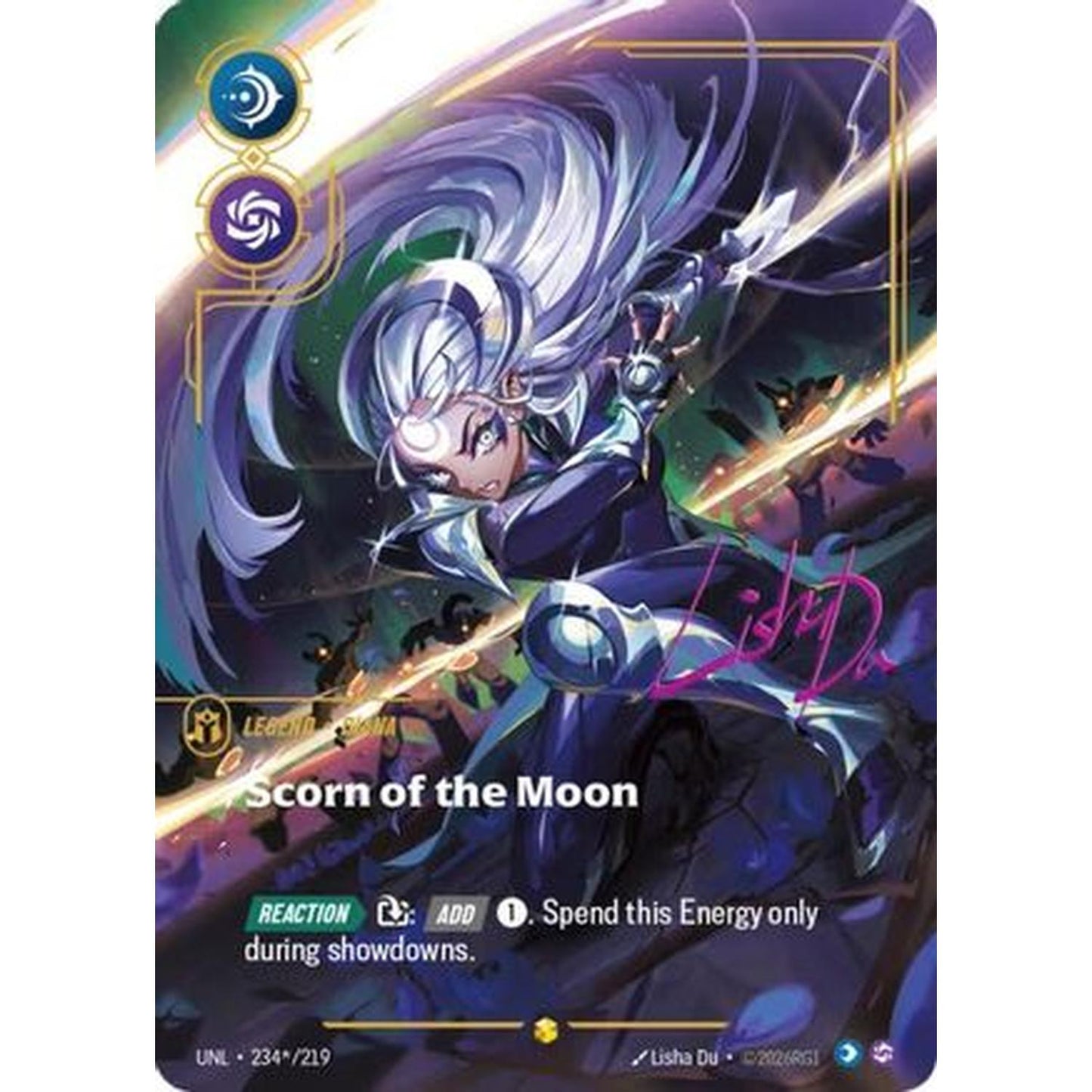 Diana - Scorn of the Moon (Signature) (234*/219) [Unleashed] Foil
