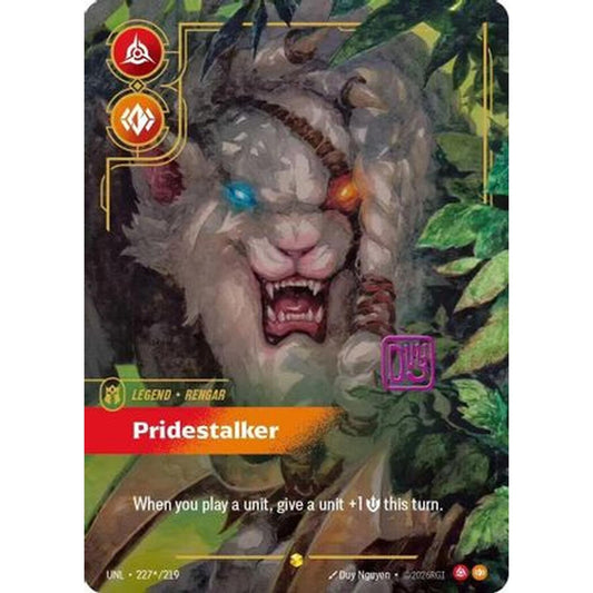 Rengar - Pridestalker (Signature) (227*/219) [Unleashed] Foil