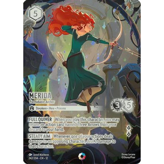 Merida - Formidable Archer (Iconic) (242/204) [Wilds Unknown] Holofoil