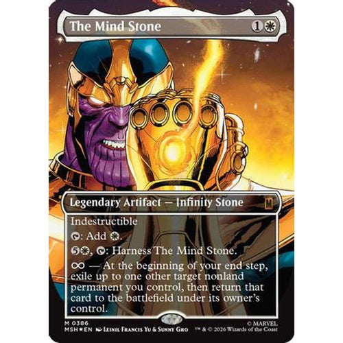 The Mind Stone (Borderless) [Marvel Super Heroes] Foil