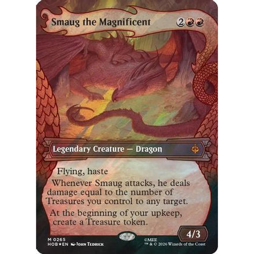 Smaug the Magnificent (Showcase) (Surge Foil) [The Hobbit] Foil