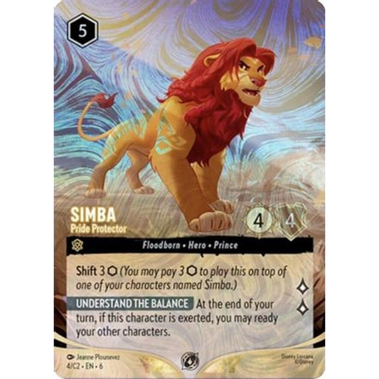 Simba - Pride Protector (Foil) (4) [Disney Lorcana Promo Cards] Holofoil