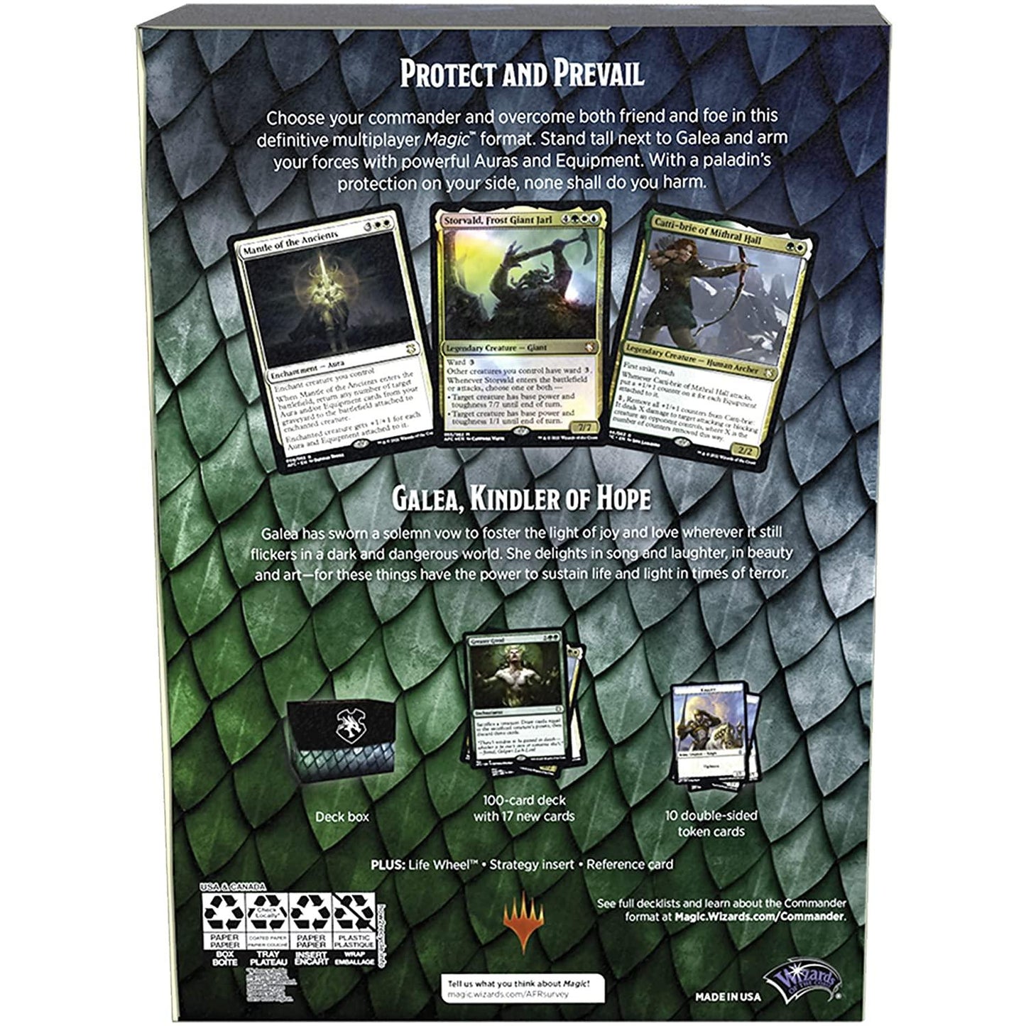 Dungeons & Dragons: Adventures in the Forgotten Realms - Commander Deck (Aura of Courage)