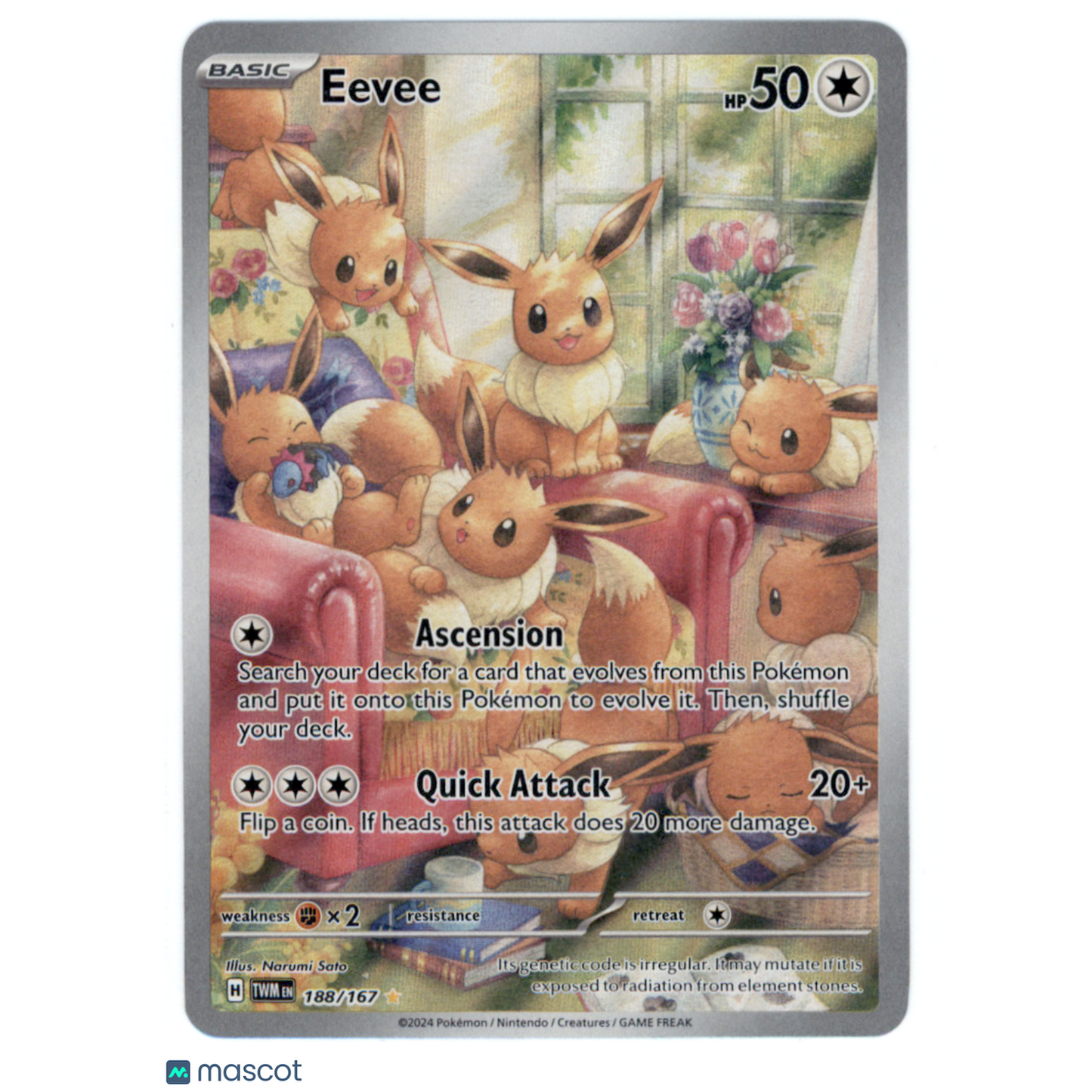 2024 Twilight Masquerade Eevee #188/167