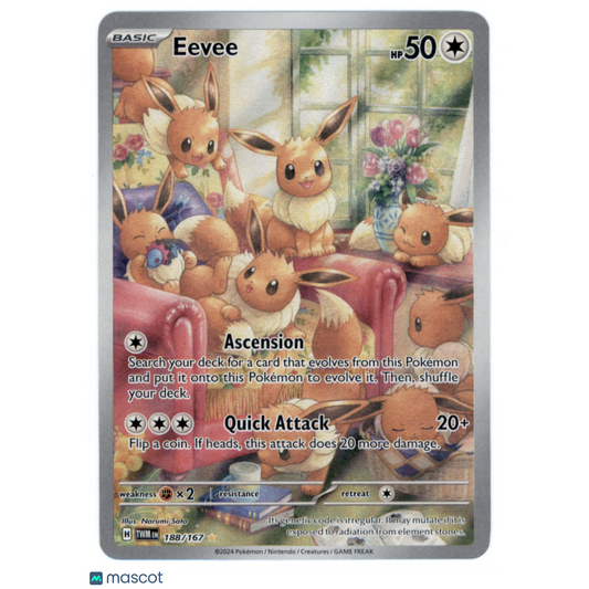 2024 Twilight Masquerade Eevee #188/167