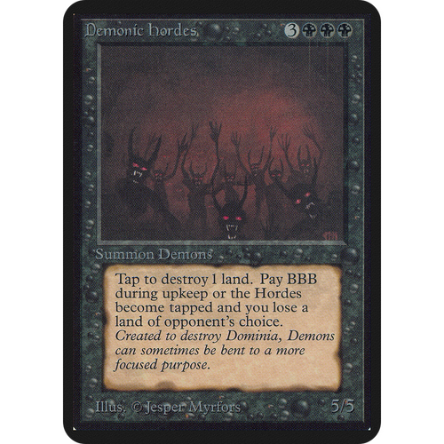 Demonic Hordes [Limited Edition Alpha]