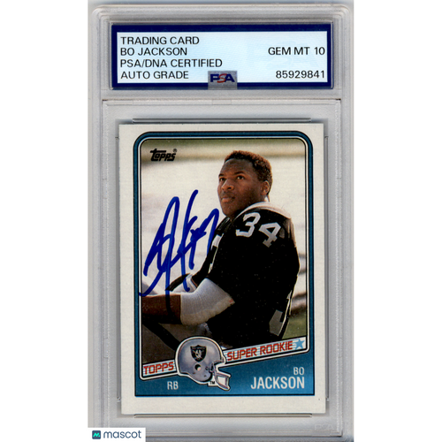 Bo Jackson PSA A