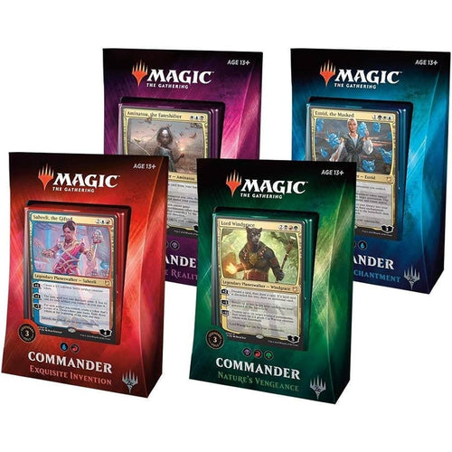 Magic: Commander 2018: Commander Case (Set of 4)