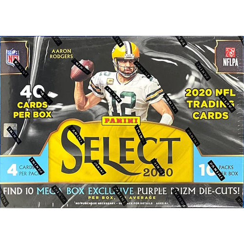 2020 Panini Select Football Mega Box (Purple Prizm Die)