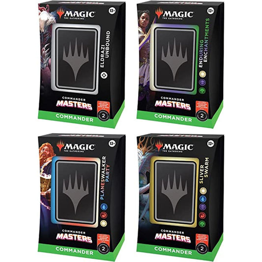 Magic The Gathering: Commander Masters Commander Deck Bundle – Includes All 4 Decks