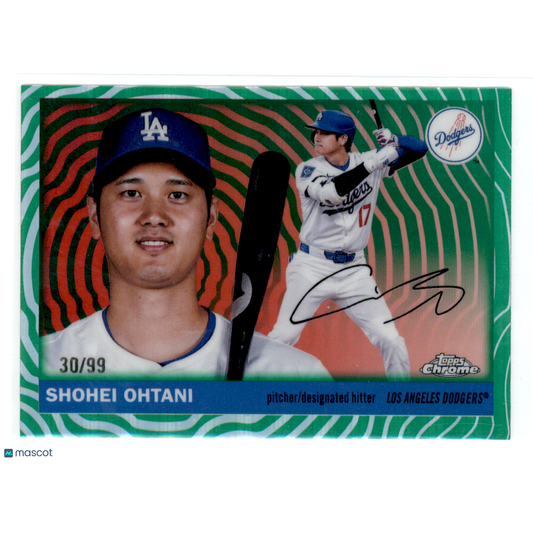 2025 Topps Chrome  Platinum Shohei Ohtani #17 Green /99
