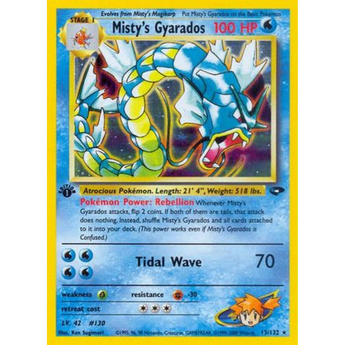 Misty's Gyarados 013 [Gym Challenge]  - 1st Edition Holofoil