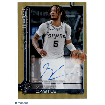 2025 Topps Flagship Stephon Castle #TFRA-SCA Gold /50
