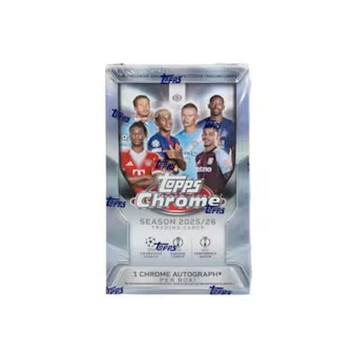 2025/26 Topps Chrome UEFA Club Competition Hobby Box