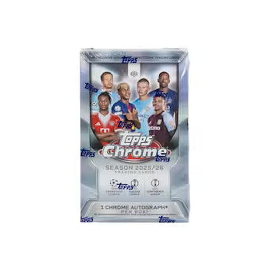 2025/26 Topps Chrome UEFA Club Competition Hobby Box