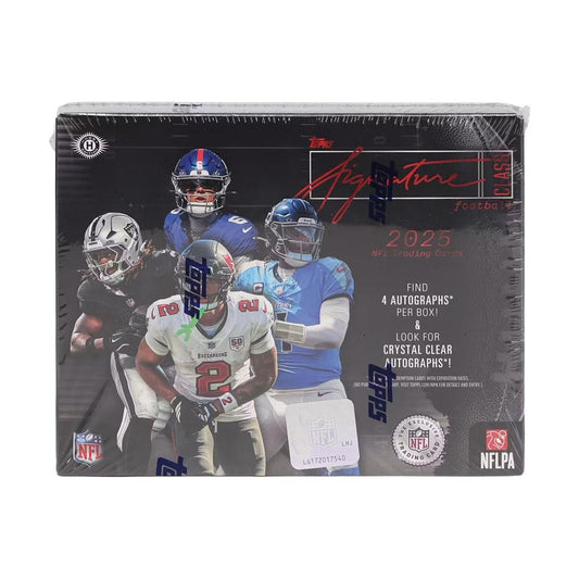 2025 Topps Signature Class Football Hobby Jumbo Box