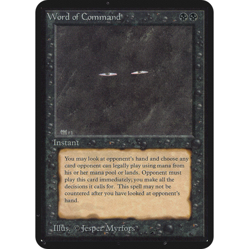 Word of Command [Limited Edition Alpha]