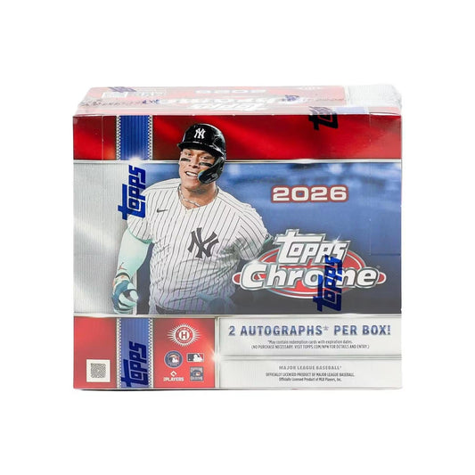 2026 Topps Chrome Baseball Hobby Jumbo Box