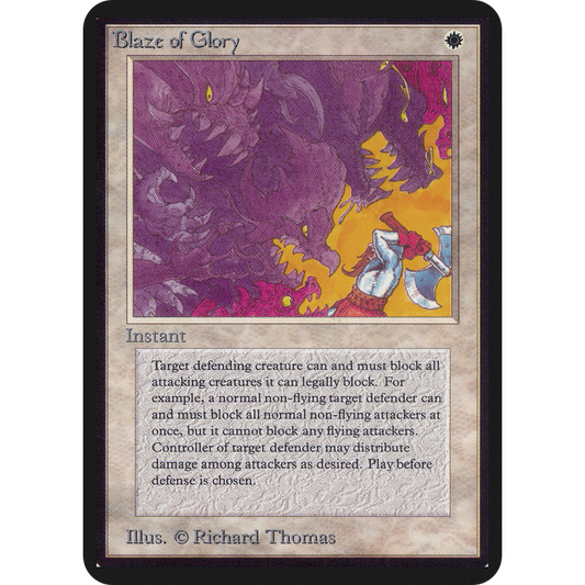 Blaze of Glory [Limited Edition Alpha]