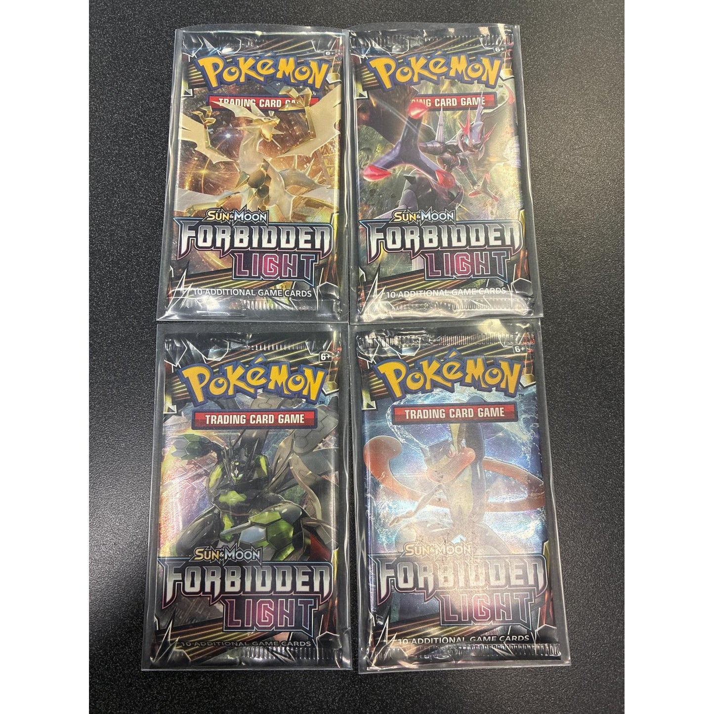 Pokemon: Forbidden Light Booster Pack Art Set (4)