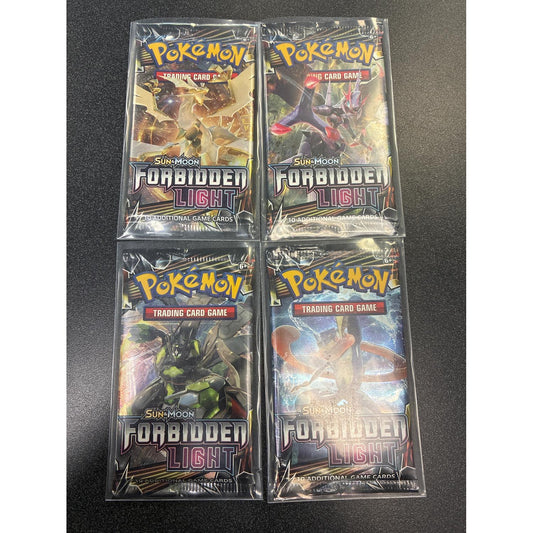 Pokemon: Forbidden Light Booster Pack Art Set (4)
