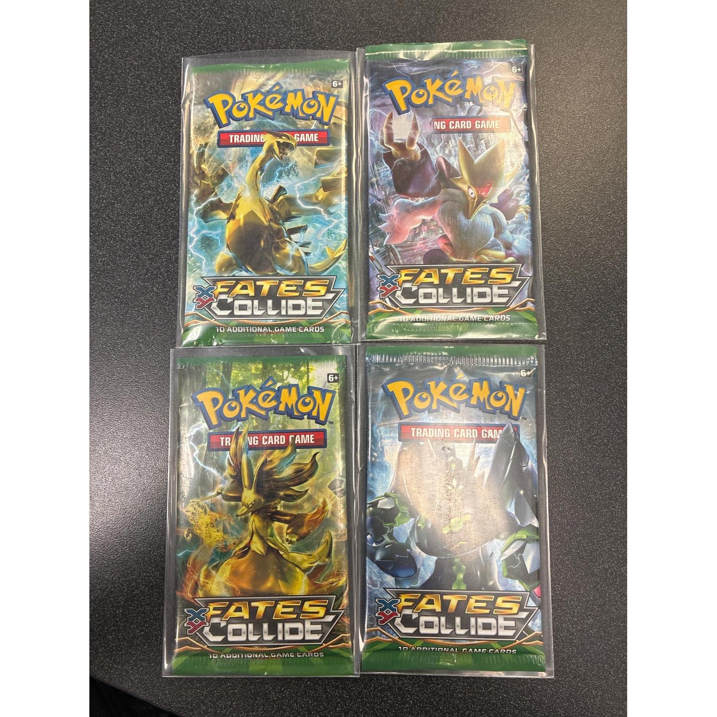 Fates Collide Booster Pack Art Set (4)