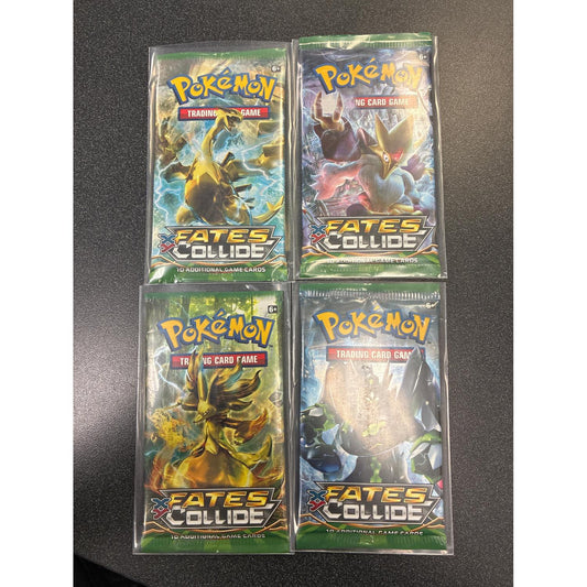 Fates Collide Booster Pack Art Set (4)