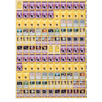 Pokemon: Base Set Zap! Theme Deck - Uncut Sheet