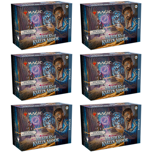 Magic the Gathering: Murders at Karlov Manor Bundle Case - 6 Bundles
