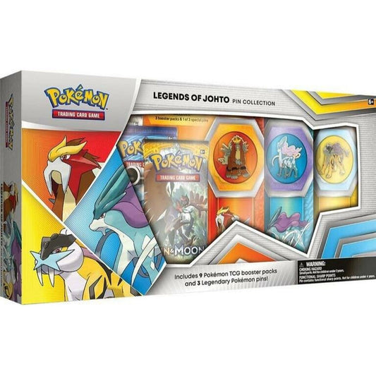 Legends of Johto Pin Collection - Pokemon