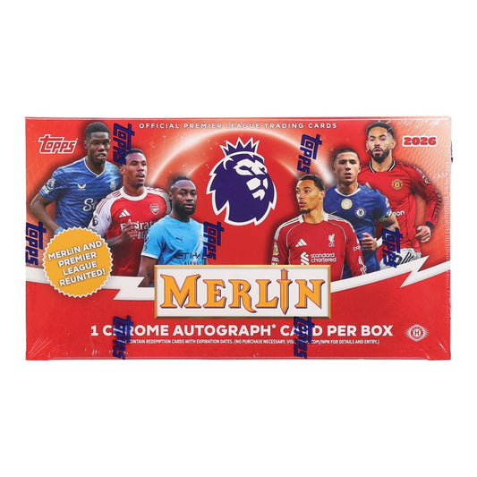 2025/26 Topps Merlin Premier League EPL Soccer Hobby Box