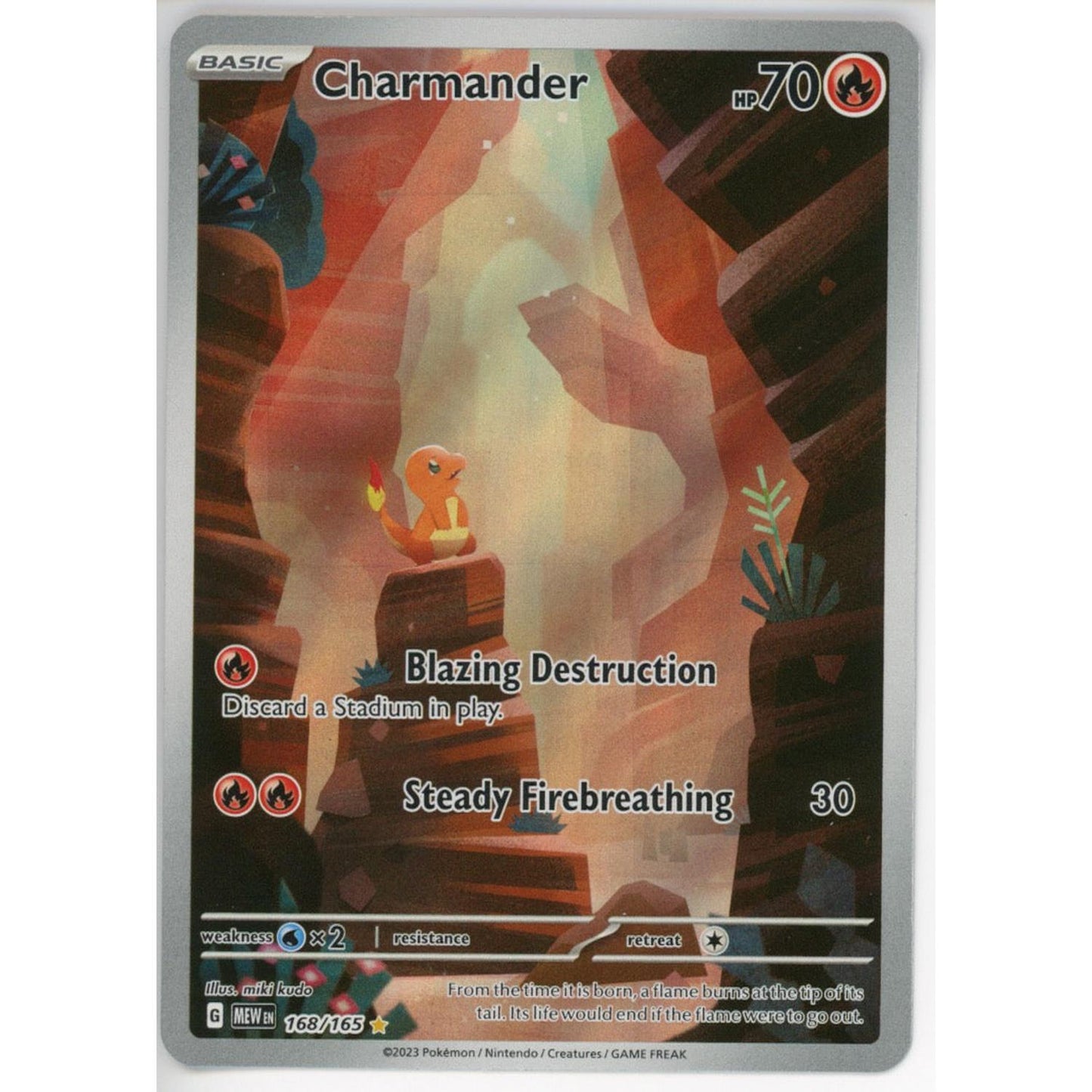 Pokemon Single: Charmander - 168/165 - SV: Scarlet & Violet 151 - NM