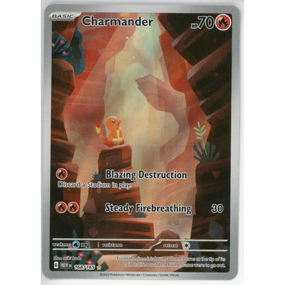 Pokemon Single: Charmander - 168/165 - SV: Scarlet & Violet 151 - NM
