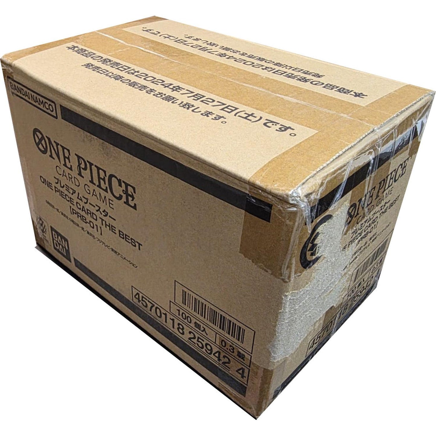 One Piece: Premium Booster THE BEST JAPANESE PRB-01 Sealed Case (Clear Tape)