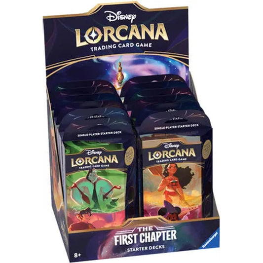 Disney Lorcana: The First Chapter Starter Deck Display - The First Chapter