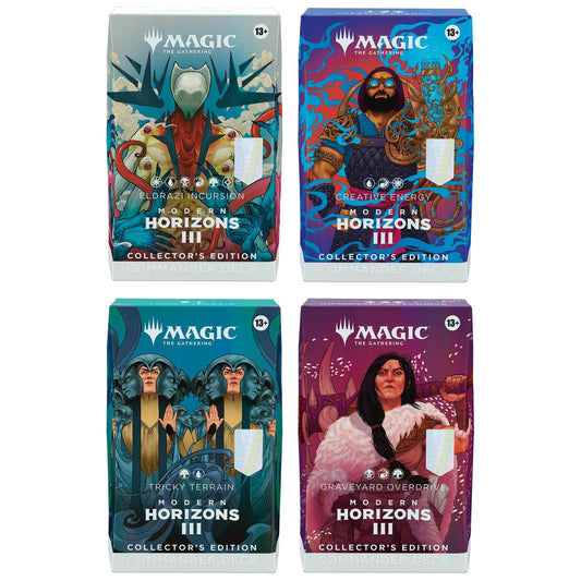 Magic the Gathering: Modern Horizons 3: Commander Deck - Collector Edition Set of 4