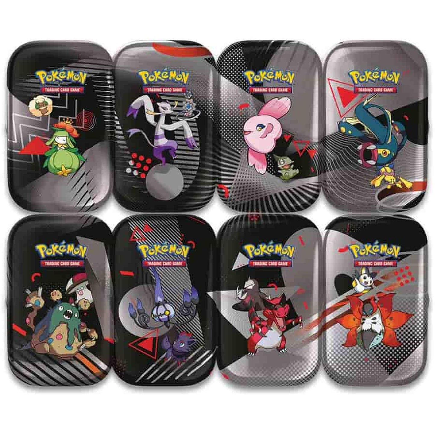 Pokemon: Scarlet And Violet 10.5: Black Bolt And White Flare Unova: Mini Tin Display