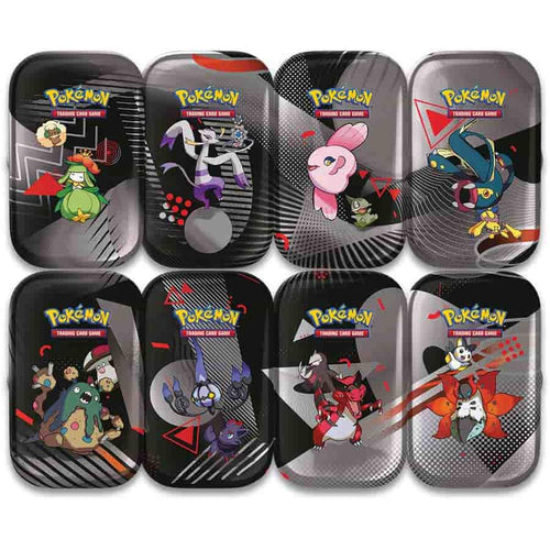 Pokemon: Scarlet And Violet 10.5: Black Bolt And White Flare Unova: Mini Tin Display