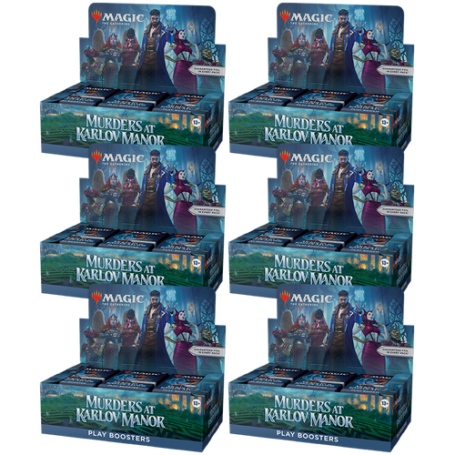 MTG: Murders at Karlov Manor Play Booster Case - 6 Boxes