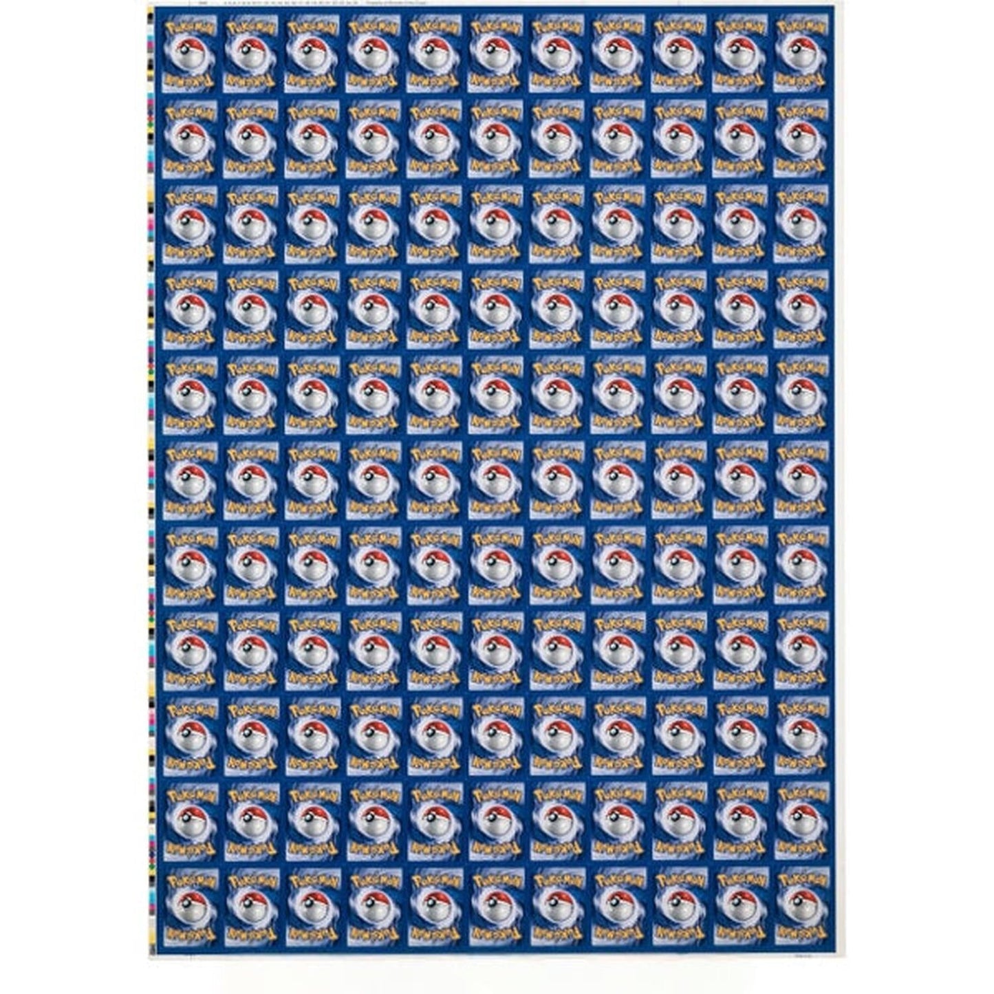 Pokemon: Base Set Zap! Theme Deck - Uncut Sheet