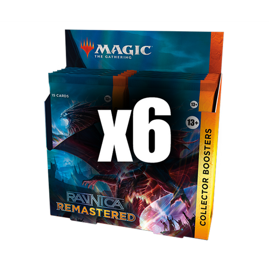 Magic the Gathering: Ravnica Remastered: Collector Booster Case - 6 Boxes