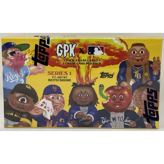 2022 TOPPS MLB GARBAGE PAIL KIDS GPK X KEITH SHORE SERIES 1 UNOPENED 6 CARD BOX