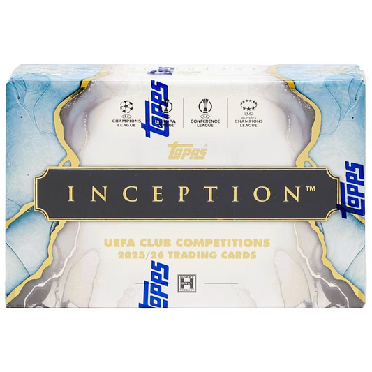2025/26 Topps Inception UEFA Club Competitions Soccer Hobby Box