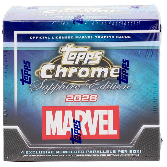 2026 Topps Chrome Marvel Sapphire Edition