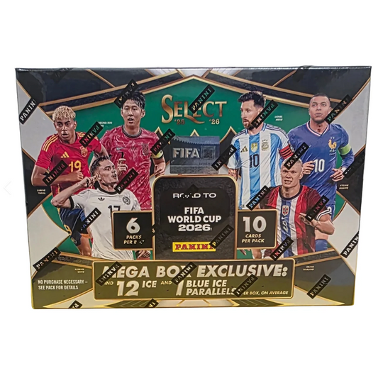 2025/26 Panini Select Road to FIFA World Cup Soccer Hobby Mega Box